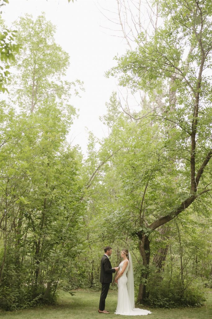 bride and groom during their wedding in canada - ninth avenue studios
