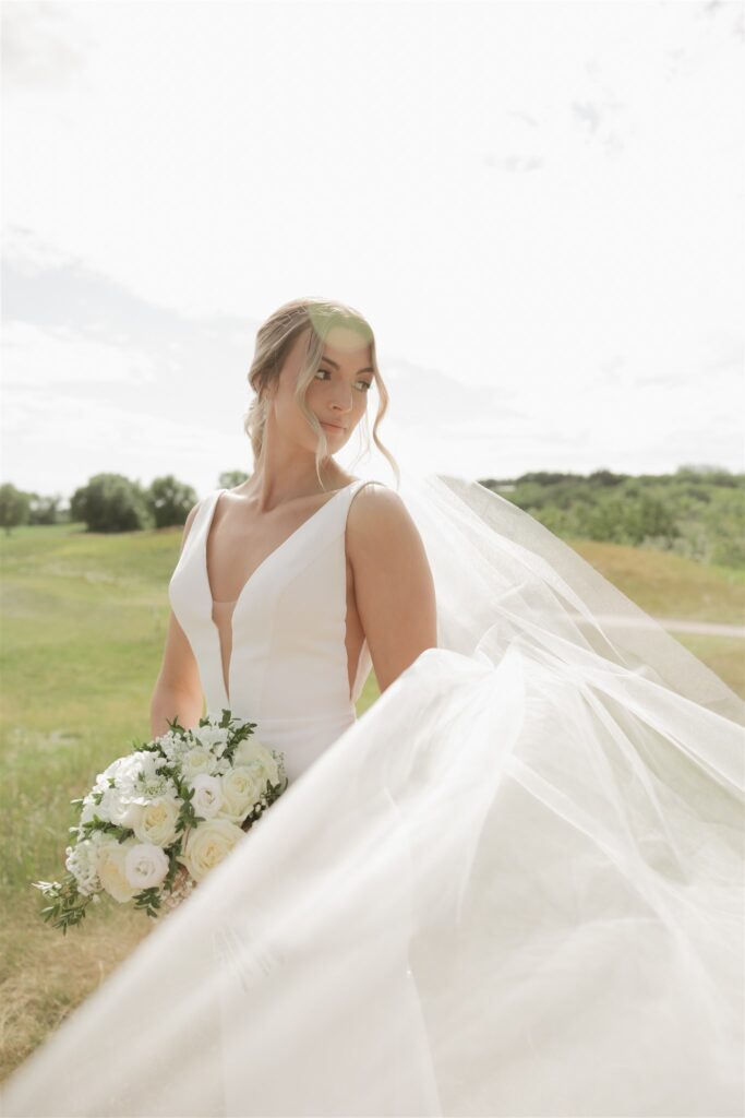 bride and groom during their wedding in canada - ninth avenue studios