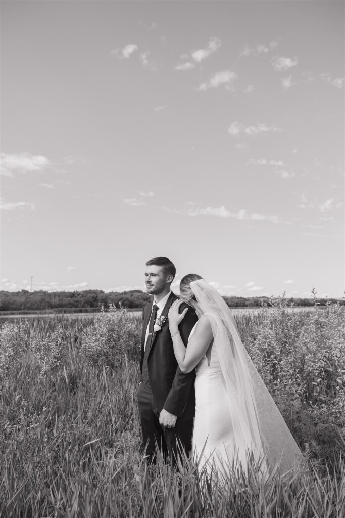 bride and groom during their wedding in canada - ninth avenue studios
