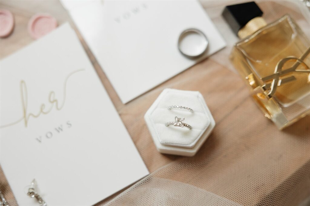 wedding flat lay photos