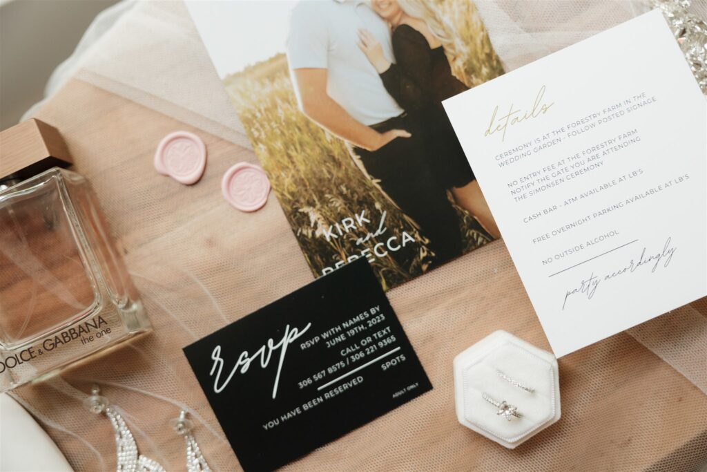 wedding flat lay photos