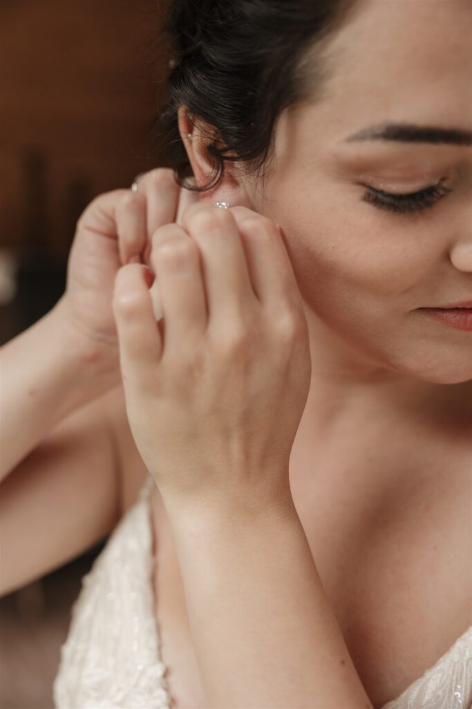 bride getting ready