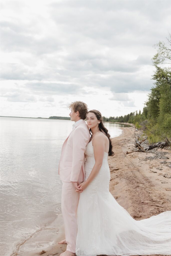 Lac La Plonge in Saskatchewan outdoor wedding