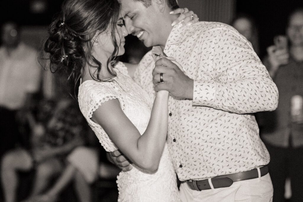 Bride and grooms first dance