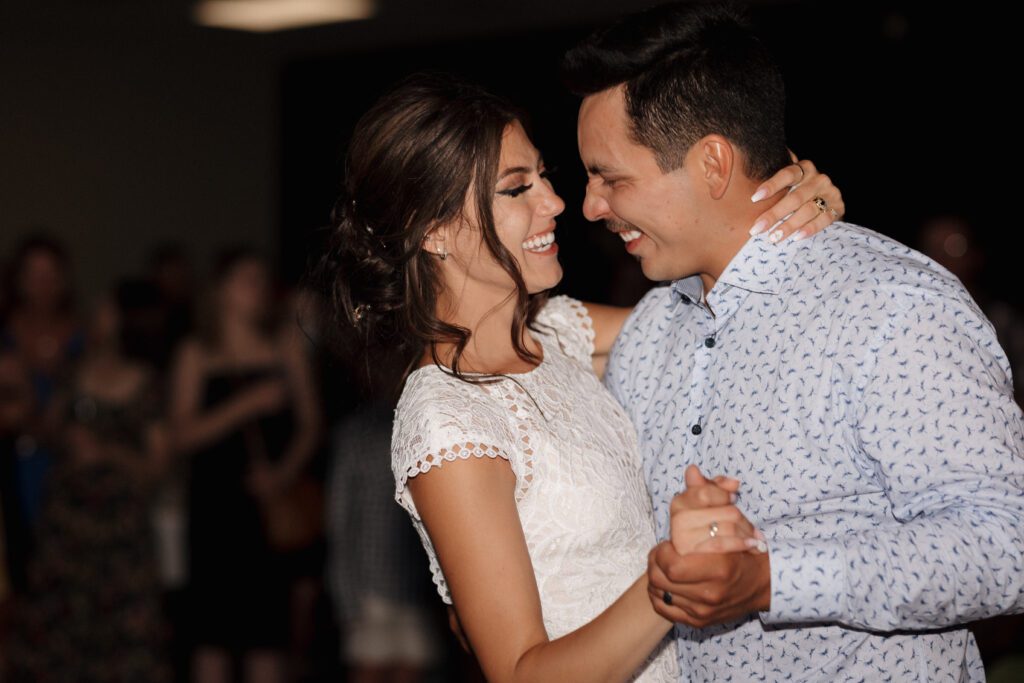 Bride and grooms first dance