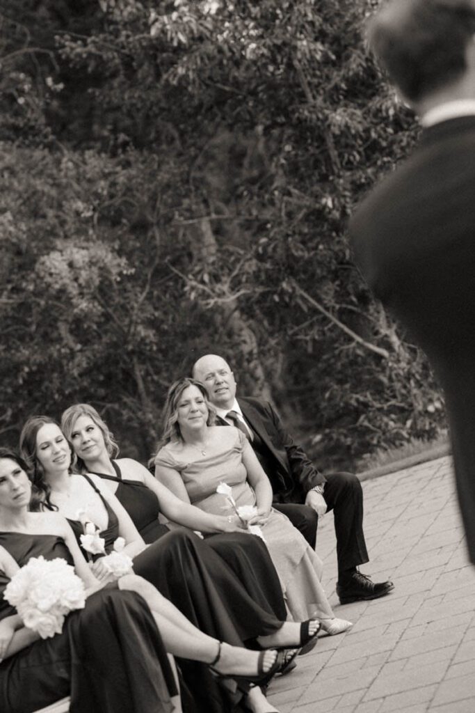 Wedding ceremony at Silvertip Golf Course, a top Canmore wedding venue